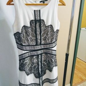Dress white/black